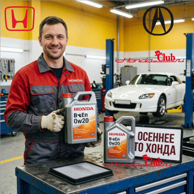 Осеннее ТО Хонда