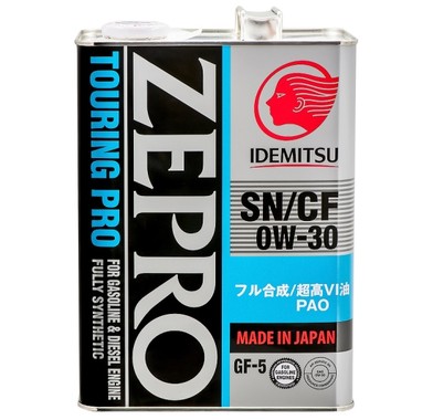 Моторное масло IDEMITSU ZEPRO TOURING  PRO  0W30 SN/CF GF-5 - 746