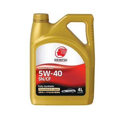 Моторное масло IDEMITSU FULLY-SYNTHETIC SN/CF 5W40 - 956