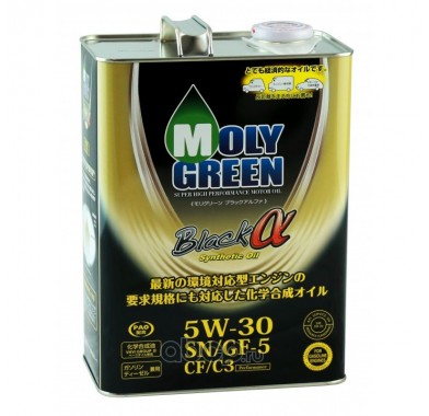 MOLYGREEN BLACK α SN/CF 5W-30 C3 (4л) - 2282