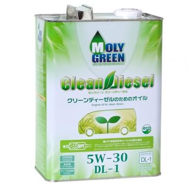 MOLYGREEN CLEAN DIESEL 5W-30 DL-1 (4л) - 2294
