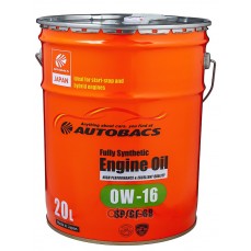 Масло моторное  0W-16  AUTOBACS ENGINE OIL API SP SYNTHETIC (20л)
