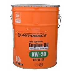 Масло моторное  0W-20  AUTOBACS ENGINE OIL API  SP ILSAC GF-6A SYNTHETIC (20л)