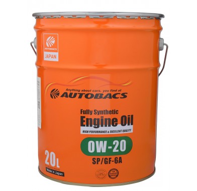 Масло моторное  0W-20  AUTOBACS ENGINE OIL API  SP ILSAC GF-6A SYNTHETIC (20л) - 2564