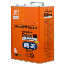 Масло моторное  0W-30  AUTOBACS ENGINE OIL API SN ILSAC GF-5 SYNTHETIC (4л х 6)