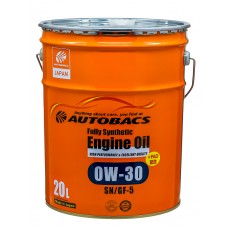 Масло моторное  0W-30  AUTOBACS ENGINE OIL API SN ILSAC GF-5 SYNTHETIC (20л)