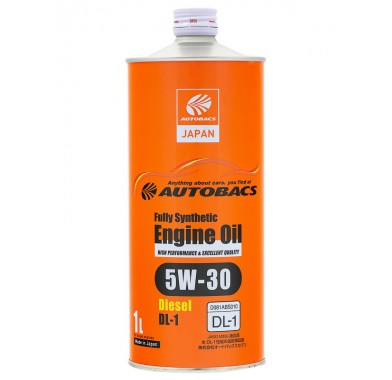 Масло моторное  5W-30  AUTOBACS DIESEL OIL FULLY SYNTHETIC JASO DL-1 (20л) - 2756