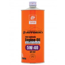 Масло моторное  5W-40  AUTOBACS ENGINE OIL API SP/CF SYNTHETIC (1л х 20)
