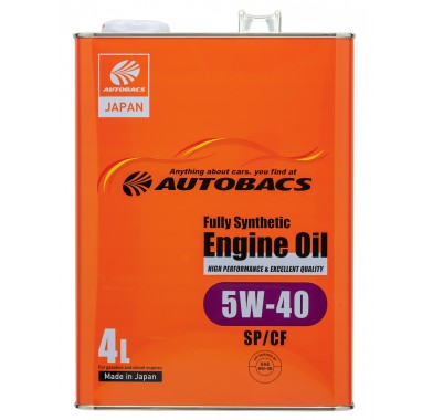 Масло моторное  5W-40  AUTOBACS ENGINE OIL API SP/CF SYNTHETIC (4л х 6) - 2528