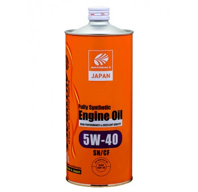Масло моторное  5W-40  AUTOBACS ENGINE OIL API SN/CF SYNTHETIC (1л х 20) - 2444