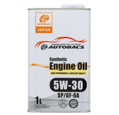 Масло моторное  5W-30  AUTOBACS ENGINE OIL SYNTHETIC API SP ILSAC GF-6 (1л х 12) - 2594