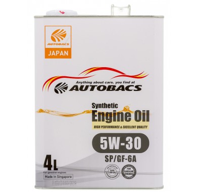 Масло моторное  5W-30  AUTOBACS ENGINE OIL SYNTHETIC API SP ILSAC GF-6 (4л х 6) - 2588