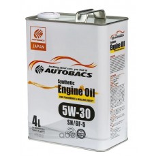 Масло моторное  5W-30  AUTOBACS ENGINE OIL SYNTHETIC API SN ILSAC GF-5 (4л х 6)