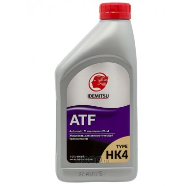 Жидкость трансмиссионная  ATF  TYPE-HK4  IDEMITSU (0,946л х 12) - 3206