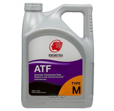 Жидкость трансмиссионная  ATF  TYPE-M  IDEMITSU (4,73л х 4) - 3230